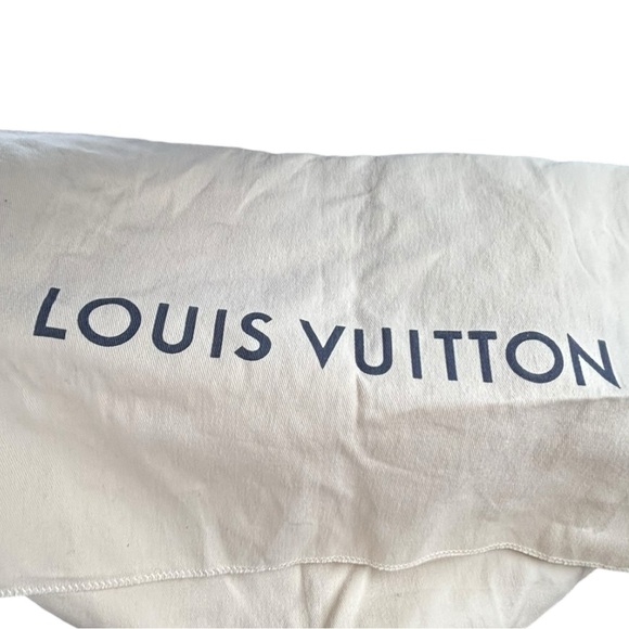 Louis Vuitton Monogram Canvas Fold-Over Satchel Crossbody Khaki Green Leather - Picture 15 of 17